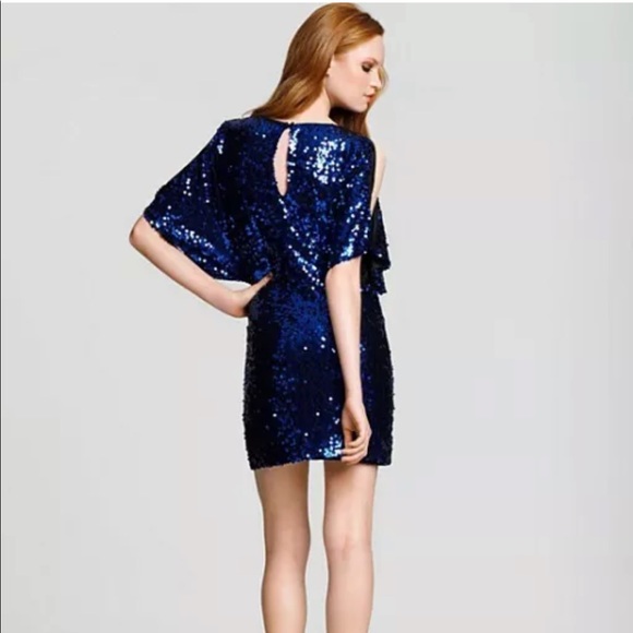 NWT! Aqua Blue Multi Sequin Dress size 4 - Picture 3 of 11